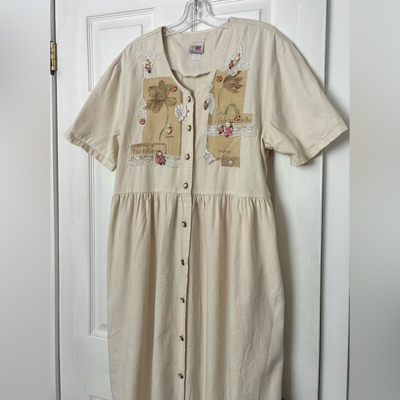 VINTAGE Cactus California Cotton Dress - Picture 7 of 9